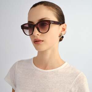 Le Specs Majestic Sunglasses Coco Khaki Grad