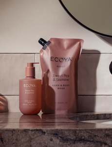 Ecoya Hand & Body Wash Refill Sweet Pea & Jasmin 1L