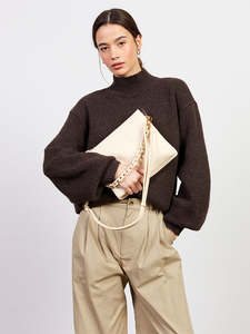 Saben Matilda Crossbody Vanilla Tonal Chain