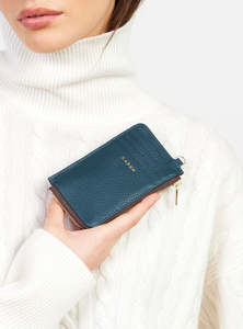Wallets: Saben Winona Card Holder Hunter Green