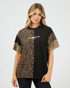 Tees: All About Eve Into The Wild Relaxed Tee Black