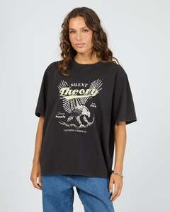 Tees: Silent Theory Dystopia Tee Washed Black