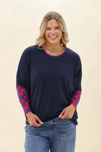 Alpine by Shine On Lyon Merino Hilo Top Ink