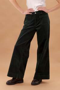 Shine On Label Sloan Corduroy Patch Pocket Jean Forest