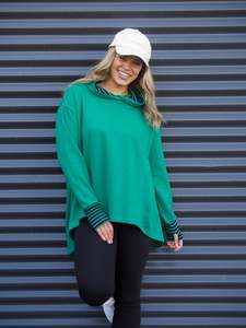Shine On Label Discovery Hoodie Green