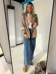 Shine On Label Andora Blazer Check