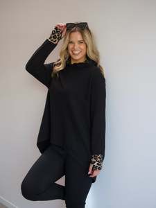 Shine On Label Discovery Hoodie Black