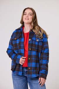Shine On Label Corsica Shacket Check