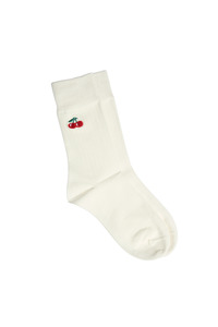 Stella + Gemma Sock Cherries White