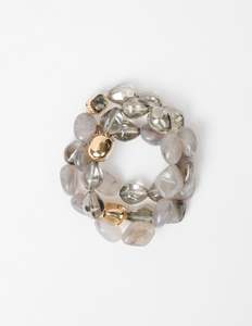 Gifts: Stella + Gemma Bracelet Chunky Grey