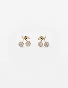 Gifts: Stella + Gemma Crystal Cherries Gold