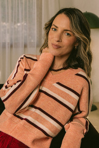 Elm Elsa Knit Rose Stripe