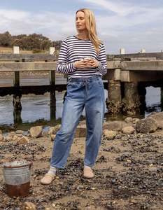 All Bottoms: Elm Marta Barrel Jogger Blue