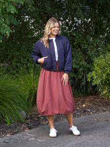All Bottoms: Sunday Boho Pauline Midi Skirt Rust