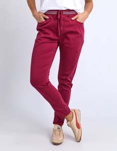 Elm Margo Jogger Maroon