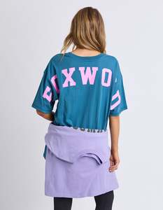 Foxwood Interval Tee Ocean Neon Pink