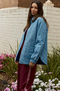 Sale: Betty Basics Quest Quilted Jacket Blue Wash