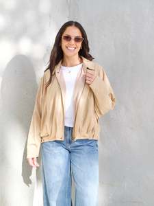 Ayva Dylan Suede Jacket Mocha