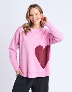 Elm One Heart Crew Pretty Pink