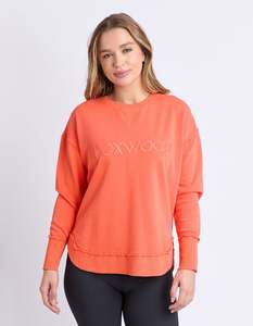 Foxwood Simplified Crew Orange Red