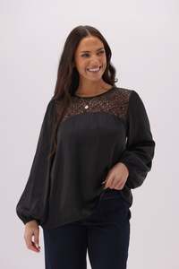 Gloss The Label Ember Top Black