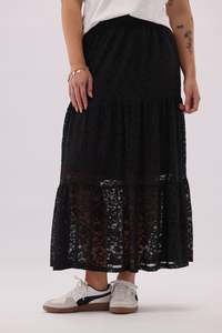 Gloss The Label Zariza Skirt Black