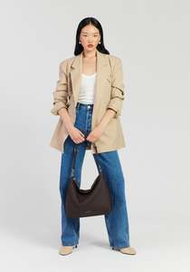 Saben Miki Shoulder Bag Cacao Luxe