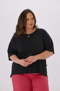 Shine On Essence Sunday Slub Tee Black