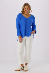 Shine On Label Lilith Knit Blue