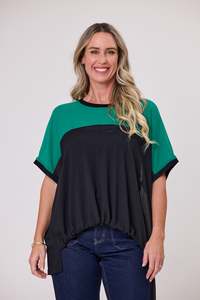Shine On Label Lucien Spliced Top