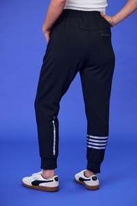 Sale Pants: Rebel Club Aura Pant Black Silver