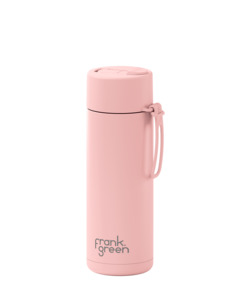 Frank Green 20oz Stainless Steel Ceramic Reusable Bottle Blushed with Flip Straw Lid
