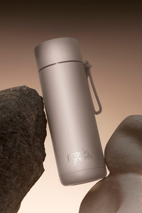 Frank Green 20oz Stainless Steel Ceramic Reusable Bottle Moon Dust with Flip Straw Lid