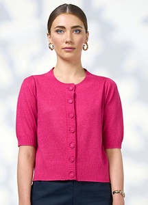 Loobies Story Mica Cardi - Fuchsia