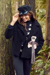 Knitwear: Frank Lyman Designer Jacket