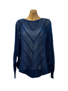 Optimum Mesh Jumper - Indigo