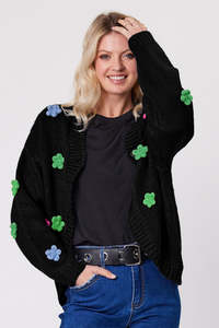 Lemon Tree Rosaline Cardigan - Black