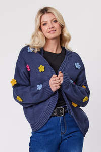 Lemon Tree Rosaline Cardigan - Blue