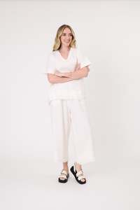 Lemon Tree: Lemon Tree Nicole Pant - White