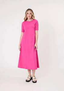 Lemon Tree: Lemon Tree Sole Dress Fuschia