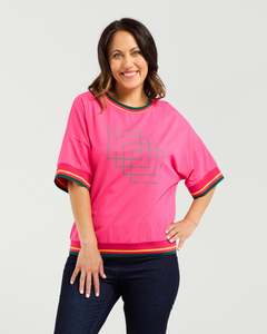 Seduce Gemma Top - Hot Pink