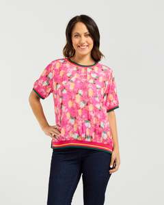 Seduce Zoe Top - Petal Confetti