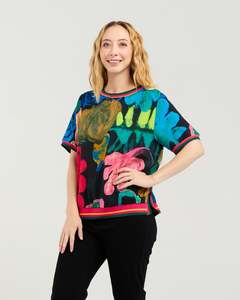 Seduce Zoe Top - Midnight Fern