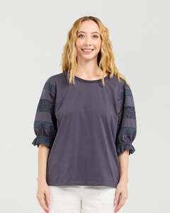 Seduce: Seduce Amber Top - Grey