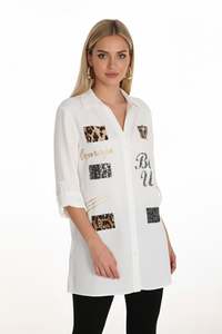 Frank Lyman: Frank Lyman Courage Shirt - White