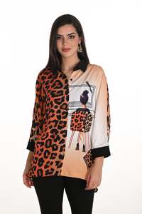 Frank Lyman: Frank Lyman Leopard Print Shirt