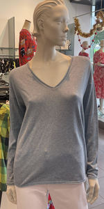 Nineteen/46 Sunrise Sweater - Light Blue Chambray