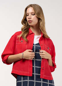 Madly Sweetly Aspect Jacket - Poppy