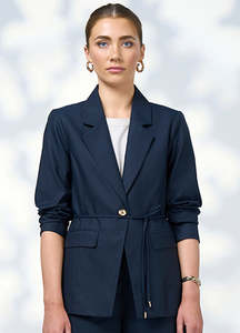 Jackets: Loobie's Story Willa Blazer in Indigo
