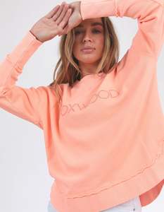 Foxwood Simplified Crew - Neon Peach